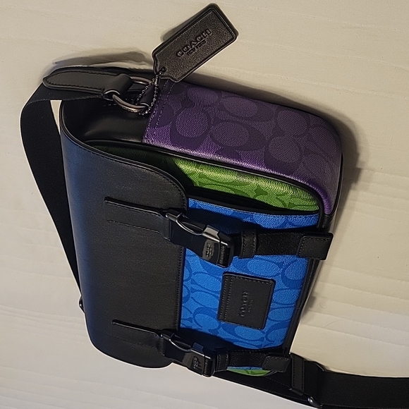 Coach Colorblock Messenger Bag - Picture 2 of 6